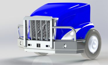 17287 Volvo VNR Two Post Grizzly Moose Guard